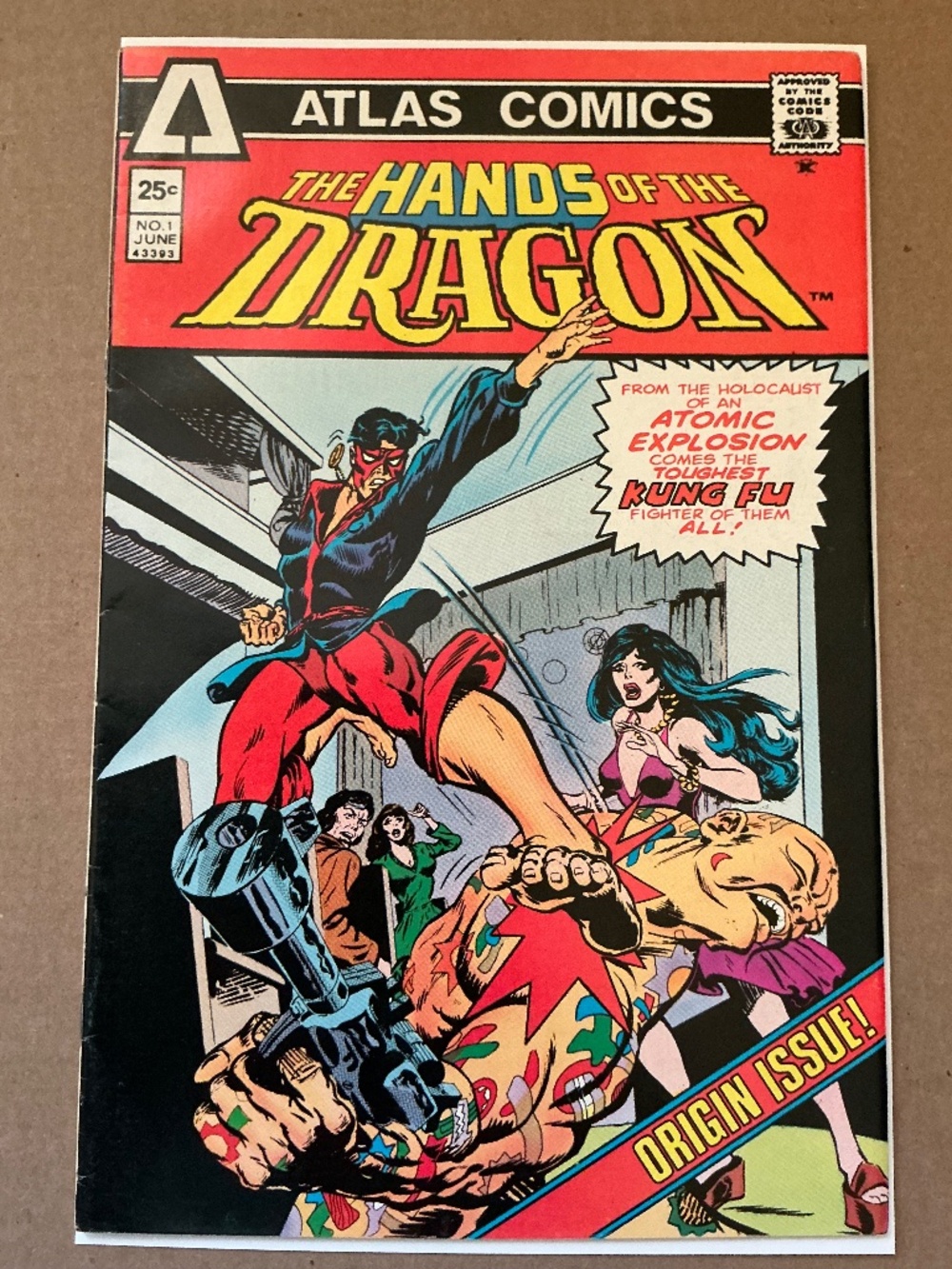 Atlas Comics The Hands Of The Dragon Issue 1 1975